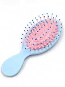 Colorful Mini Soft Nylon Bristle Hair Brush Portable Travel Wet And Dry Air Cushion Hair Brush For Daily Travel Outgoing Use
