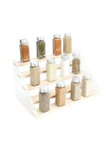 Suporte de Exibição Acrílico, Prateleira Transparente Multinível para Figuras de Ação, Caixas Cegas, Decoração de Mesa, Armazenamento e Exibição de Joias