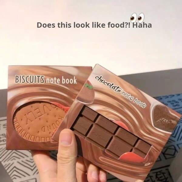 Interesting Chocolate Appearance And Scent Memo, Creative Cookie Shaped Memo Pad, Each With 80 Sheets Of Paper, Perfect For Giving To Friends