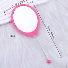 10个DIY手持镜，带可拆卸珍珠棒，适用于珠宝制作、青少年和成人、波西米亚风格家居装饰、派对礼品、艺术项目（多种颜色可选） - 彩色 - 查看 5