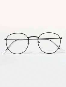 男士金属框透明眼镜配件