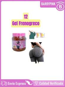 12 Gel De Frenogreco  para el Cuerpo Natural - Café - Ver 2