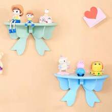 1 Peça Prateleira de Armazenamento Decorativa de Parede para Quarto, Ornamento de Parede Suspenso, Peça de Acessório de Laço Fofo para Quarto de Meninas