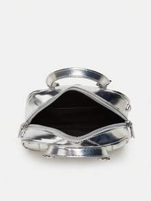 Women's Fashion Pillow-Shaped Handbag With Adjustable Strap, Bowling Boston Shoulder Bag With Decorative Buckle, Versatile For Shopping, Dates, Photography And Daily Use