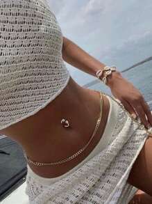 S925 Sterling Silver Pearl Navel Nail, Nose Nail, Navel Buckle, Navel Ring, Body Piercing Jewelry, Hypoallergenic Fashion Jewelry