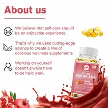 B BEWORTHS Vegan Omega 3-6-9 Capsules - 500mg Omega-3, 180mg Omega-6, 680mg Omega-9 - Pure Plant-Based Fatty Acids For Heart, Brain, Immune & Skin Health - Non-GMO - 3瓶 - 查看 8