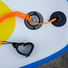 Surfboard Ankle Leash, Paddleboard Specific Cord, Surfboard Tow Rope Retractable Length 2.6ft/80cm, Stretched Length 9.8ft/300cm, Surfing Leg Rope, Elastic Tether Leg Cord, Suitable For Standup Paddleboard, Longboard, Shortboard Ankle Accessories, Surfboard Leash, Support Leg Strap For Standup Paddleboard, Beach Essentials, Beach Accessories, Pool Float - Multicolor - View 10