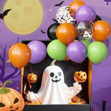 Set de 20/40/50 globos de Halloween, globos de látex de 10 pulgadas perfectos para decoración de fiesta de Halloween