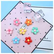 1/2/5/10/20/50/100 Piezas de Estrellas, Corazones, Flores, Lazos, Arcoíris brillantes hechos a mano DIY - Accesorios para clips de pelo y fundas de teléfono