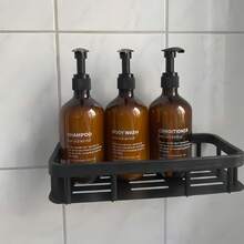 6瓶500毫升浓稠棕色洗发水、沐浴露、护发素补充装 + 海盐、身体磨砂膏、发膜独立包装 - 棕色 - 查看 3