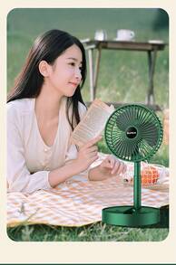 6 Table Fans - أخضر عسكري - مشاهدة 8