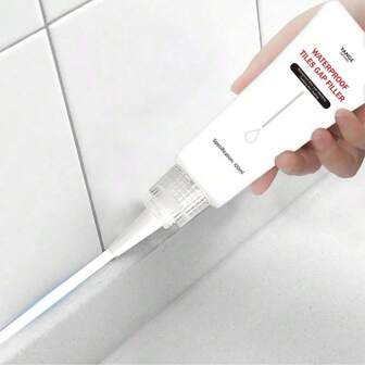 Agente sellador para suelos de baldosas de cocina y baño del hogar, resistente al agua y al moho. Agente de lechada para juntas de azulejos - Patio - Inodoro - Baño