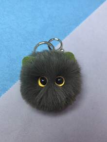 1 móc khóa hình mèo dễ thương, móc khóa bông xù, móc khóa thú nhồi bông, phụ kiện túi xách, thích hợp cho các cô gái tuổi teen, móc khóa mèo bông xù, móc khóa trang trí Giáng sinh, móc khóa trường học, móc khóa hình động vật hoạt hình, phụ kiện xe hơi, phong cách Gothic Y2K - Nhiều màu - Xem 18