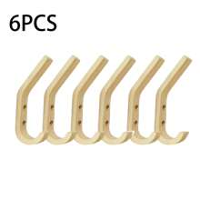 4 piezas Ganchos decorativos de pared de madera vintage, ganchos colgantes de alta resistencia para abrigos, sombreros, llaves, organizador sobre la puerta, ganchos para ropa, perchero de pared, ganchos adhesivos de pared, organizador de pared, juego de perchas, marco de fotos de pared