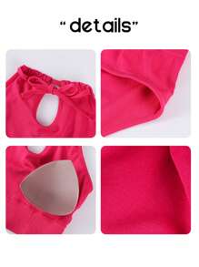 Women's Wireless Hollow Racerback Sports Bra