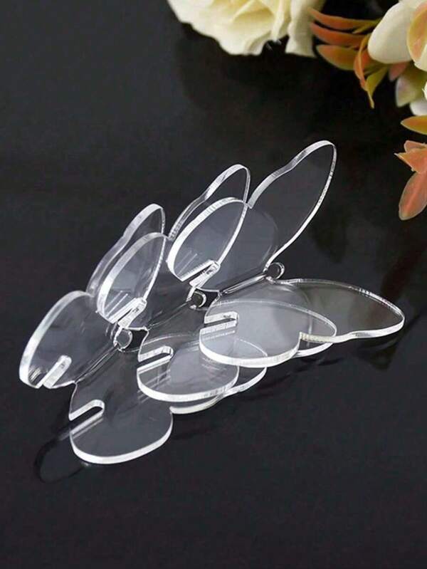 Acrylic Butterfly Tags Labels For Wedding Birthday Party Decoration Supplies