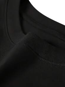 Men's Crimson Misfits Vintage Skull Graphic T-Shirt - 100% Cotton Streetwear Tee With Distressed Circle Print, Plus Sizes S-3XL, Machine Washable Casual Summer Top, Skull T Shirt, Everyday Apparel - Black - View 4