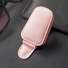 1 pieza Soporte magnético premium para gafas de sol en el parasol del coche - Clip de agarre seguro para accesorios interiores del automóvil