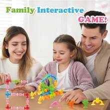 40/46 件堆叠玩具，适合 3-6 岁幼儿，儿童建筑玩具、窗户玩具、旅行玩具、益智玩具、婴儿洗澡吸盘玩具，适合男孩女孩的圣诞节生日礼物 - 彩色 - 查看 8