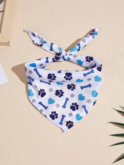 A Cute And Sweet Pet Triangle Scarf, Drool Bib, Suitable For Pet Cats And Dogs To Use At Home