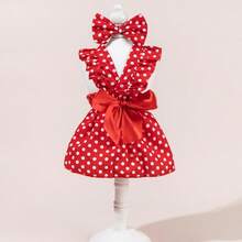 1PC Dog Cat Fashion Cute Floral Dress Pet Costume Pet Princess Bow Dress - Multicolor - View 7