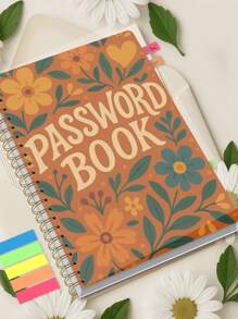 Trees 1pc Simple Password Book,A5 Size Minimalist 52 Sheets Advanced Address Password Manager With Website Password Quick Access Username,Password Storage Perfect For Home Office Internet Computer Logins School Supplies,Back To School