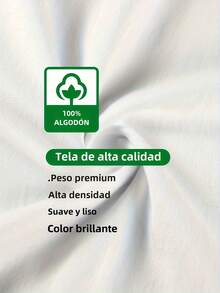 Playeras de Hombre, Top Casual Verano Primavera, Ropa de Hombre Algodón 100% MC, 180gsm, Cuello Redondo, Suave y Transpirable, Lavable a Máquina - Blanco - Ver 2