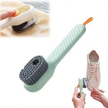 2 In 1 Multifunction Cleaning Brush, New Injectable Multifunction Cleaning Brush, Cleaning Brush With Soap Dispenser, Liquid Adding Soft Fur Cleaning Brush For Washing Clothes Shoes
