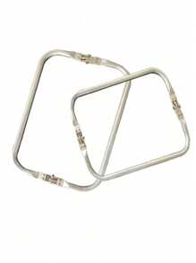 1 pièce Pinces en aluminium carrées de tailles multiples, charnière de matériel de bagage, support de sac nuage, le meilleur partenaire pour les accessoires de sac, sacs à repas, petits sacs carrés, sacs à main et petits portefeuilles, pince de bouche de sac tressé, pinces de sac or, cadeaux pour femmes, accessoires DIY pour les cadeaux de la fête des mères