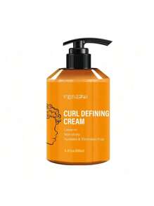 9.47 Oz Curl Defining Cream, Infused With Argan Oil, Moisturizing Leave-In Conditioner, Hydrating And Nourishing, Anti-Frizz, Enhances Elasticity, Moisturizing And Long-Lasting Styling, Suitable For Dry, Wavy, Curly And Other Hair Types, Castor Oil Curl Defining Cream, Makes Hair Look Shiny And Lustrous. Unisex