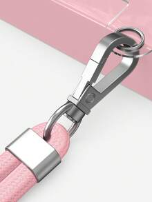 1 Piece Crossbody Cell Phone Lanyard(Pink) Transparent Pads Included For Fixing The Phone Case, Multi-Functional Adjustable Neck Strap With 145CM/57 Inches, Lanyard Compatible With All Smartphone, Universal Lanyard For Redmi Cases, Crossbody Strap For Cases.. - Pink - View 5