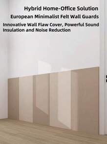 1 Piece Self-Adhesive, , Wear-Resistant, Nordic Style Felt Wall Panel, Modern Geometric Wall Tile, Home Wall Felt Sound Absorption Panel, Anti-Collision Felt Wall Sticker, Removable And Reusable Photo Display/Memo Board For Home, Nursery, Dorm, Entrance - Used For Wall Decor, Noise Reduction, Key Holder