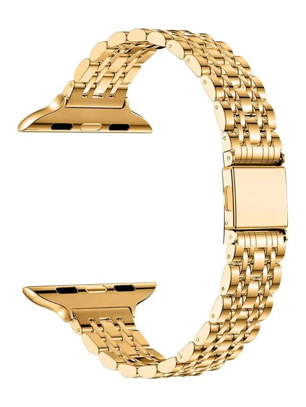 1 Stück Armband für Apple Watch für Damen und Herren, Edelstahl, für Apple Watch Gold Silber S1-9 S10 Ultra 2 SE