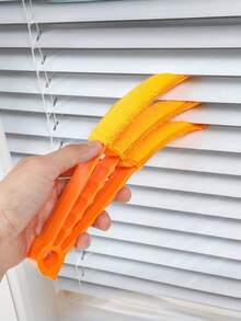 Random Color Detachable Blind Cleaning Brush, Soft Fabric Won't Damage Car, Suitable For Car Air Conditioner Slots, Fans Cleaning, Can Also Be Used For AC Louver And Car Air Vents, Strong Water Absorption, No Shedding Or Discoloration, Effectively Cleans Each Blade - Multicolor - View 20