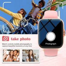 MixtataDi Smartwatch, Multifunctional Sports Smartwatch, Featuring Wireless Calling/Music, Message Notifications, Pedometer, Sedentary Reminders, And Multiple Watch Face Wallpapers. Suitable For Both Men And Women. Perfect As A New Year Gift. - Bạc - Xem 5