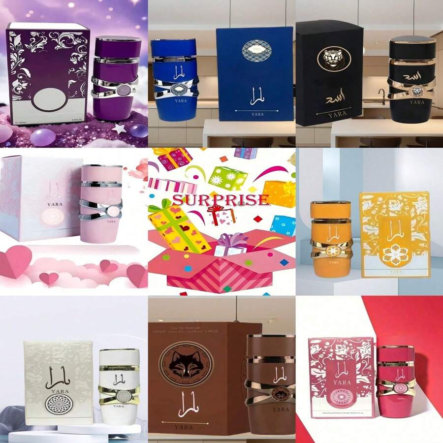 All-Color Perfume Series – Random 1-Piece Delivery / 8 Mysterious Scents Surprise Gift Box / New Floral & Long-Lasting Fragrances / Romantic Perfume Spray / Middle Eastern Perfume, Fresh & Persistent / Perfect For Dates & Daily Wear / Ideal Gift For Her