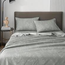 Black Sheets, Deep Pocket, 1800 Thread Count, Soft Breathable, Cute Printed Boho Farmhouse Bed Sheets, Up To 18 Inch - Light Grey - View 6