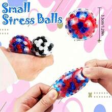 2/5/10/20/30/72PCS 减压球，成人感官压力挤压球，彩色减压挤压球，减压玩具，生日派对礼品，礼品袋填充物，皮纳塔填充物，礼品袋填充物，款式和颜色随机
