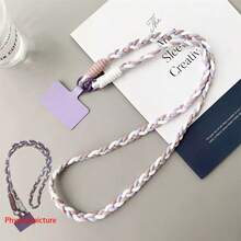 2026 New Year, Valentine's Day, High-Quality Woven Phone Lanyard, Universal Phone Case Strap Holder, Can Be Worn Diagonally, Comes With Cord, Suitable For Women, Can Be Used As Smartphone Keychain, Smartphone Wristband, Keychain, Bag Strap. - Multicolor - View 18