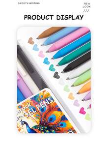 12 Stücke/Set gedämpfte Farben, 12 Farbige Tintenroller, 0,6 mm Spitze, geeignet für Journaling, Zeichnen, DIY, Notizen, Kunst, Gekritzel, Schule und Bürobedarf