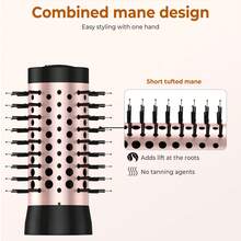 Hair Dryer Brush, Suitable For Smooth, Voluminous, And Curly Hair Styling - EU C Type Plug(220-240V) - View 10