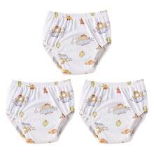 4 piezas de pantalones de entrenamiento lavables para adolescentes - pañales de tela transpirables con forro impermeable, patrones surtidos, pantalones de entrenamiento para adolescentes, para todas las estaciones - Multicolor - Ver 16