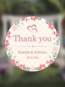 Personalized Thank You Stickers, Round Thank You Stickers Wedding Birthday Party Business Shower, Party Favor Labels, Candle Favor Stickers,A Sweet Thank You Stickers, Party Favor Tags, Wedding Gift Bag Back To School Gift. Wedding Favor Ideas, Bridal Shower Favors, Modern Minimalist Stickers - Multicolor - View 35