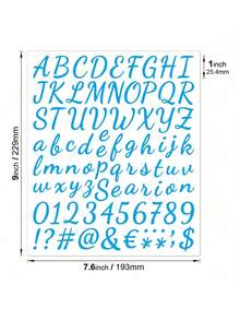 840pcs/10sheets Vinyl Letter & Number Stickers, Adhesive Letters & Numbers For Mailbox, Signs, Windows, Doors, Cars, Trucks, Homes, Business, Address Number (1 Inch) Label, DIY Craft Art, Signage, Notebook, Classroom Decor, Doors, School Supplies, Office, Home, Sticker Decoration, Back To School - Multicolor - View 5
