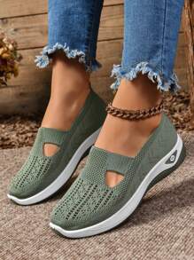 Women's Breathable Casual Commuter Shoes, 2025 New Arrivals, Lightweight Soft Thick Sole Casual Shoes For Women, All Season