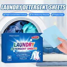 30pcs High-Efficiency Laundry Pods, Effectively Remove Stains Like Grease And Coffee, Gentle On Fabrics, Suitable For All Home Textiles, Machine Or Hand Wash