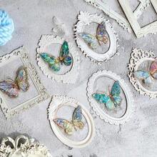 40Pcs Vintage Paper Scrapbook Collage Paper Hollow Photo Frame Materials Lace Frames Background Decorative Paper For Journal Crafts Scrapbook Supplies - nhiều - Xem 4