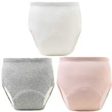 6件柔软训练裤，透气可洗幼儿训练裤，四季皆宜，混色，送给男宝宝和女宝宝的理想礼物，针织面料，防漏，布尿布替代品