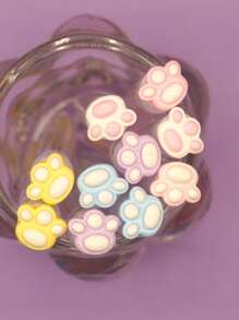 1/2/3/4/5 Stücke Mascara Bürsten mit Katzenpfoten Design, niedliche Reise Make-up Pinsel für Augenbrauen und Wimpernverlängerung