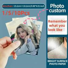 1/5/10/20 Tấm Ảnh In Tùy Chỉnh - Giấy Chất Lượng Cao 5/6 Inch, Ảnh In Cá Nhân Hóa Với Màu Sắc Sống Động, Chống Nhạt, Thích Hợp Làm Quà Tặng Giáng Sinh, Sinh Nhật, Ngày của Cha - Ảnh Thú Cưng, Mèo, Chó, Gia Đình, Cặp Đôi - Ảnh In Không Khung Thích Hợp Làm Sổ Lưu Niệm & Trang Trí Nhà Cửa, Quà Tặng Ảnh Cá Nhân Hóa, Tạo Sách Kỷ Niệm, Ảnh Màu Sắc Sống Động, Ảnh Chống Nhạt, Quà Tặng Ngày Lễ, Vật Lưu Niệm Sáng Tạo, In Cao Cấp, Dành Cho Người Yêu Thú Cưng, Không Gian Ấm Áp, Trang Trí Mùa Thu, Phong Cách Poetcore - Nhiều màu - Xem 4